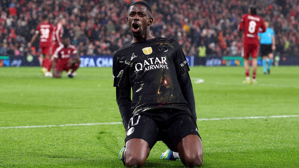 Dembele tỏa sáng rực rỡ, PSG nhấn chìm Liverpool